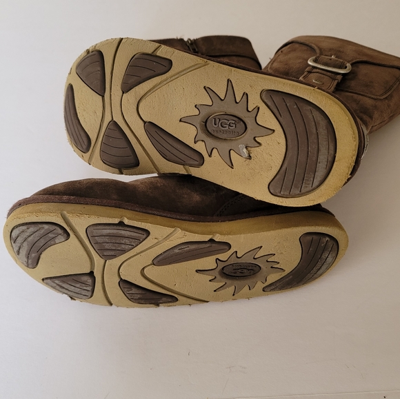 UGG Women's Australia Leather Upper Brown Suede Cargo Boots. Size 7 US /… - Picture 10 of 14